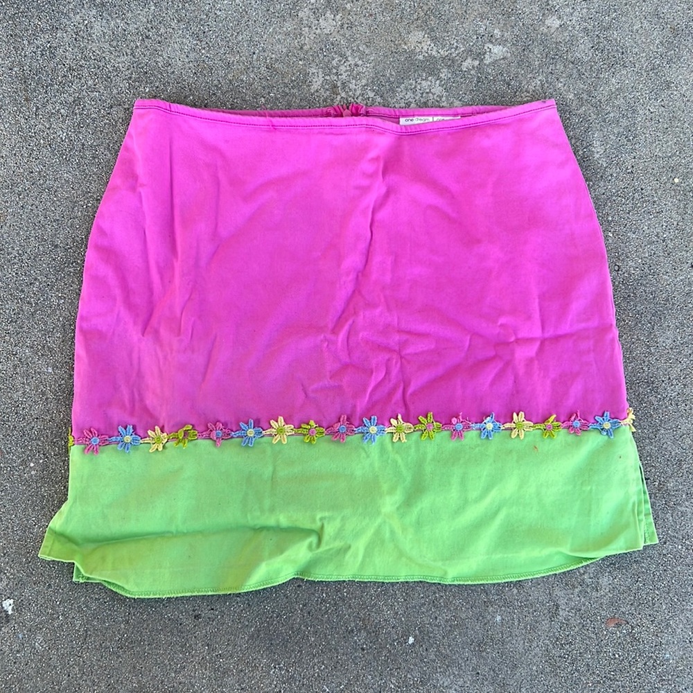 SIZE 12P 🌼 SPRINGTIME SKORT 🌸 embroidered feminine one dream | one wish
